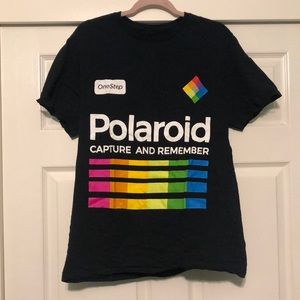 One Step Polaroid Black T-Shirt